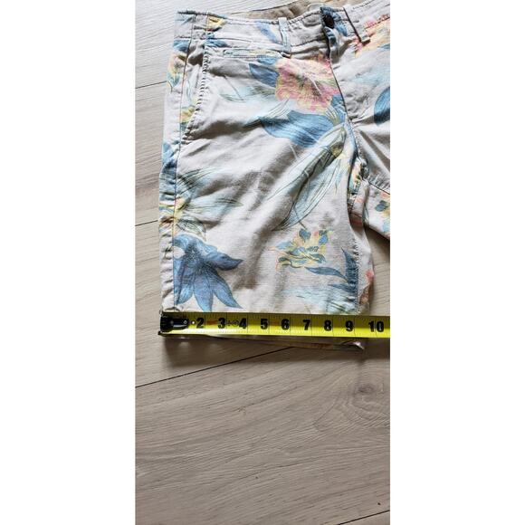 GAP Shorts Lot Mens 29 4pc Floral Geo Mint Brown Tan Chino Lived-In Fit Cotton - Picture 7 of 16